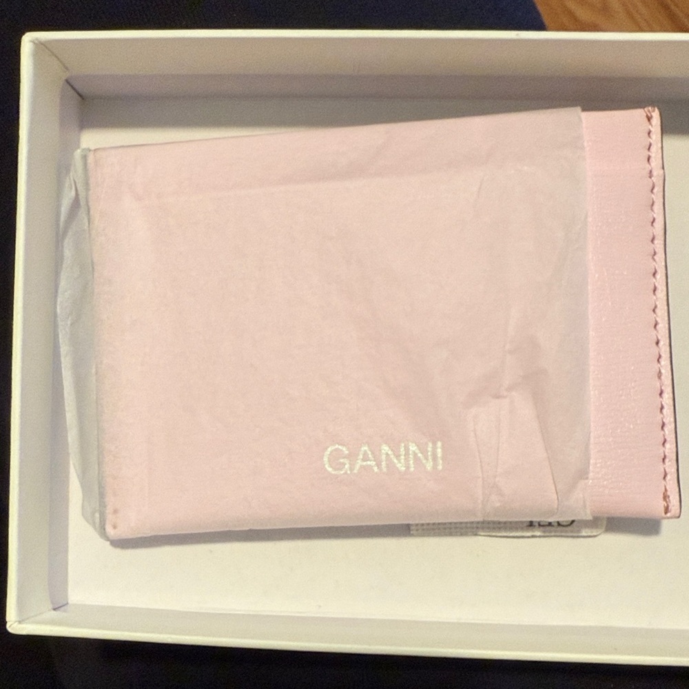 NEW Ganni Pink Cardholder